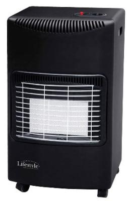 Lifestyle Seasons Warmth Charcoal Black Cabinet Heater