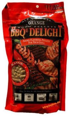 BBQr's Delight 1Lb Bag of Orange Barbecue Wood Pellets