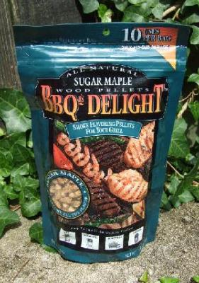 BBQr's Delight 1Lb Bag of Sugar Maple Barbecue Wood Pellets