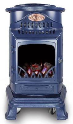 Provence Living Flame Flueless Stove In Blue