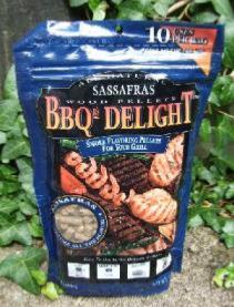 BBQr's Delight 1Lb Bag of Sassafras Barbecue Wood Pellets
