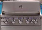 The Bahama 5 burner Gas BBQ With Rotisserie Burner