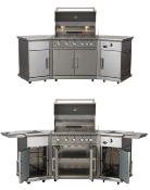 The Bahama 5 burner Gas BBQ With Rotisserie Burner