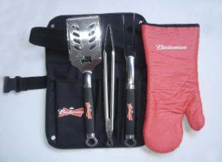 Budweiser Barbecue Tool Belt Set.