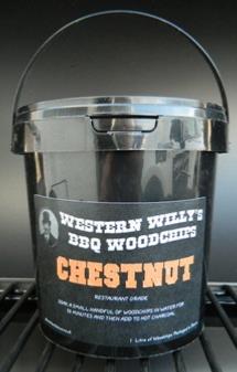 1 Litre Western Willy's Chestnut Wood Chips