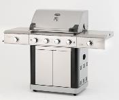 Gas BBQ  Lifestyle St Lucia Stainless Steel 4 Burner
