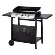 Callow Three Burner Gas  Plancha with Stand