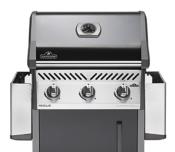 Napoleon Rogue 425 Balck Gas BBQ No Side Burner With Free Cover