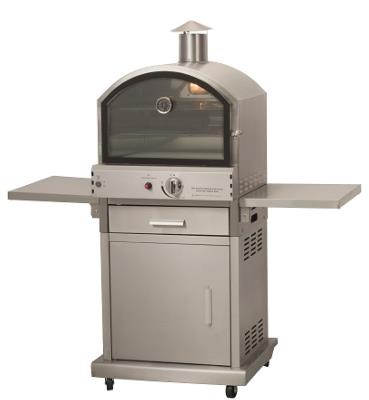 Lifestyle Milano Stainless Steel Deluxe Gas Pizza Oven and BBQ