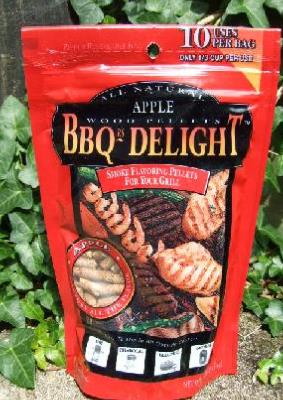 BBQr's Delight 1Lb Bag of Apple Barbecue Wood Pellets