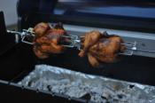 Deluxe Stainless Steel Barbeskew Charcoal Rotisserie BBQ