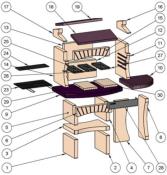 The Tarragona Crystal BBQ With Side Table