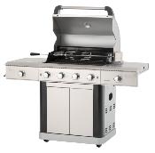 Gas BBQ  Lifestyle St Lucia Stainless Steel 4 Burner