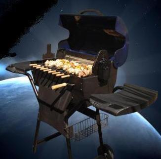 Barbeskew A Revolutionary Design Charcoal Rotisserie BBQ