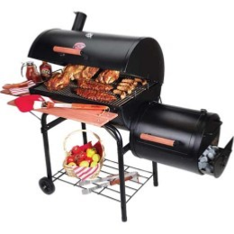 Char-griller Wrangler Charcoal Barbecue Smoker With Firebox